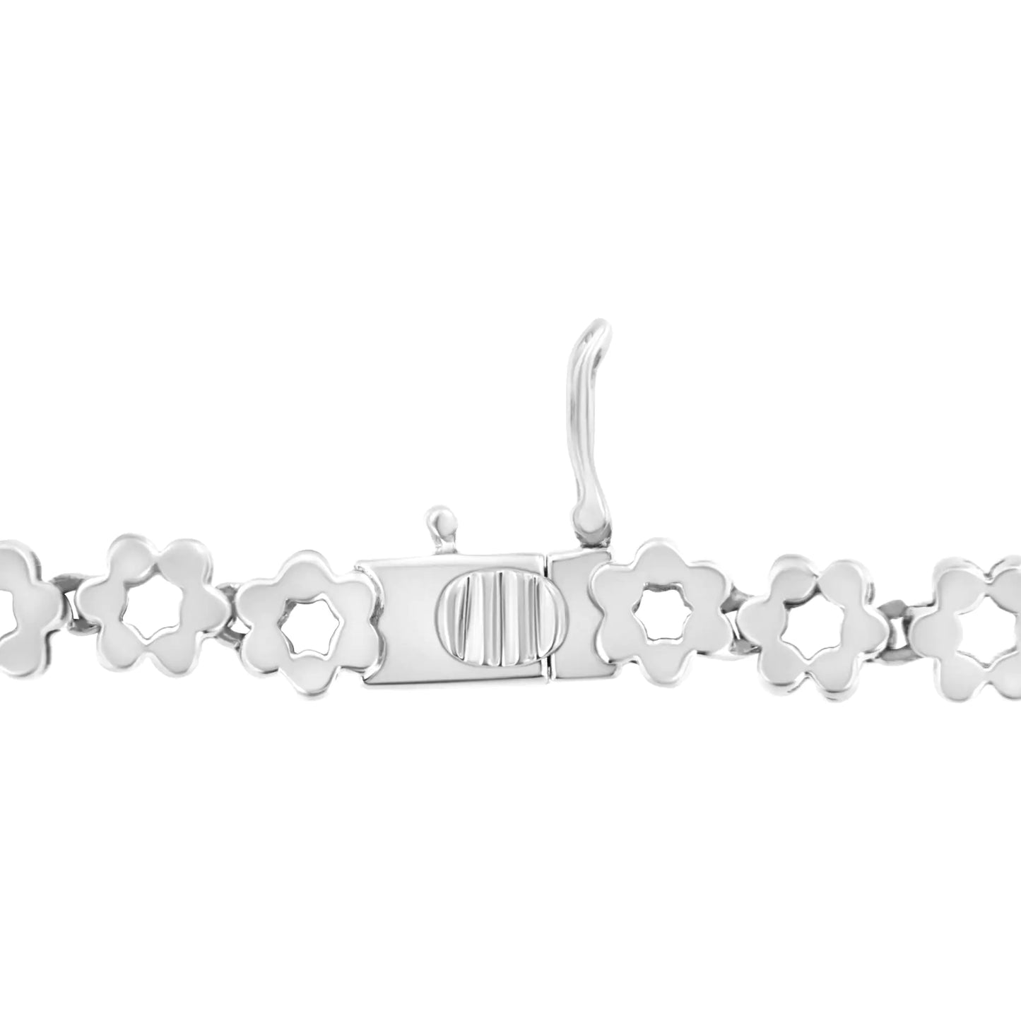 14K White Gold Riviera Diamond Necklace (IGI Certified)